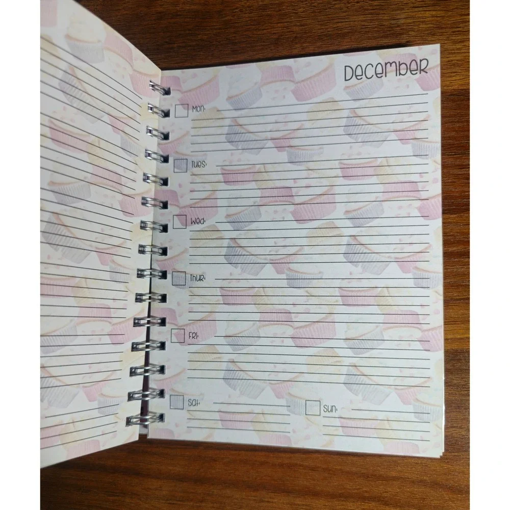 RARE Y2K Claire's Plan a Sweet Life Cat Shaker Spiral Planner with Stickers